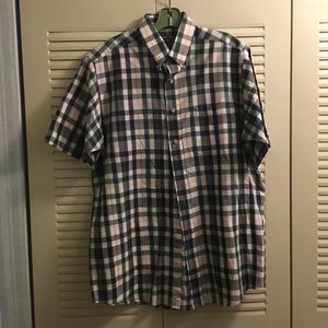David Taylor Men’s Plaid Short Sleeve Shirt